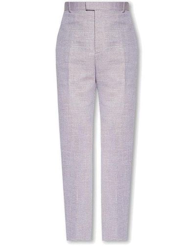 Bottega Veneta Wool Pants - Purple