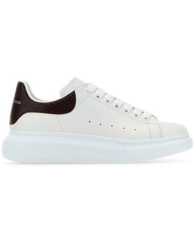 Alexander McQueen Oversized Lace-up Trainers - White