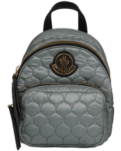 Moncler Kilia Logo Patch Padded Backpack - Black