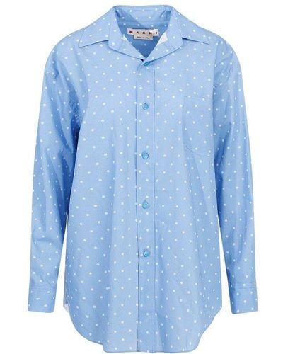 Marni Cotton Shirt - Blue