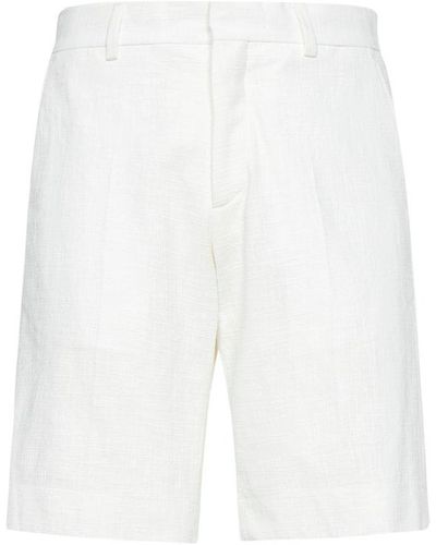 Casablancabrand Mid-rise Bermuda Shorts - White