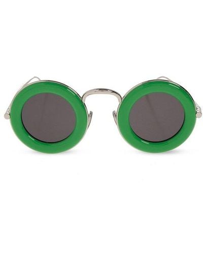Loewe Round Frame Sunglasses - Green