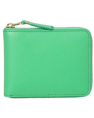 Comme des Garçons Classic Zipped Wallet - Green