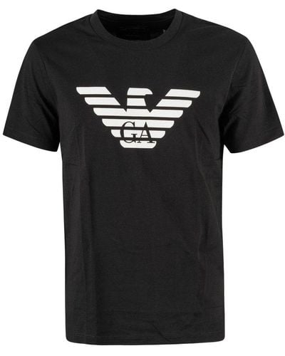 Emporio Armani Logo T-shirt - Black