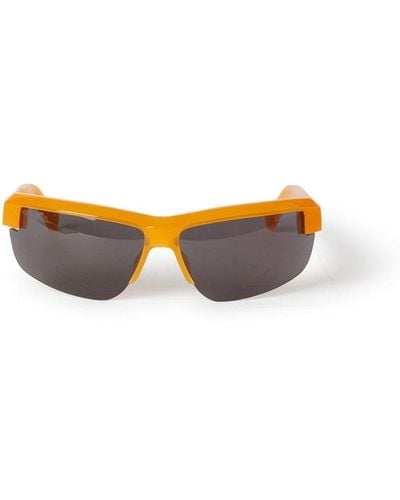 Off-White c/o Virgil Abloh Toledo Rectangular Frame Sunglasses - Yellow