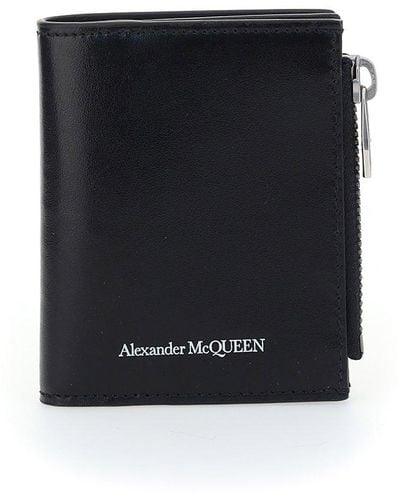 Alexander McQueen Logo Wallet - Black