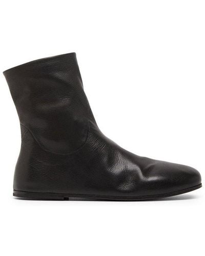 Marsèll Steccoblocco Round Toe Ankle Boots - Black