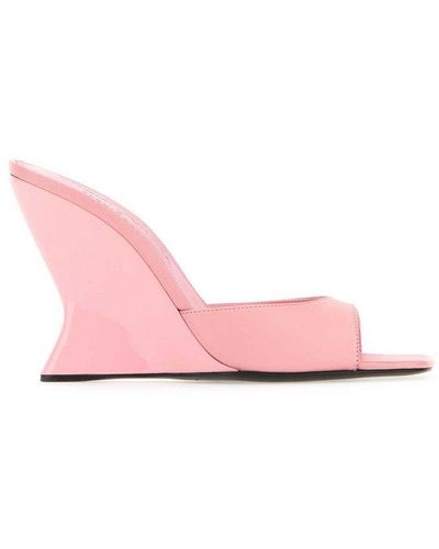 Sergio Rossi Evangelie Open Toe Sandals - Pink