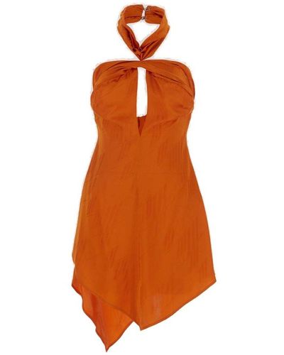 The Attico Becky Mini Dress - Orange