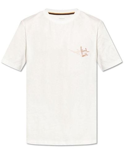 Paul Smith T-shirt With Logo - White
