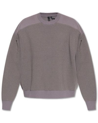 Crew necks Adidas Y-3 - Jacquard logo wool blend sweater - FJ0375