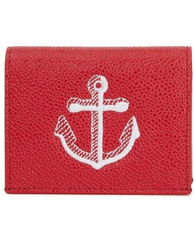 Thom Browne Anchor Embroidered Cardholder