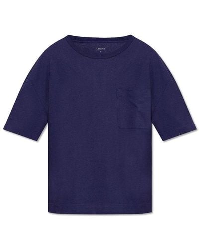 Lemaire Oversize T-shirt, - Blue