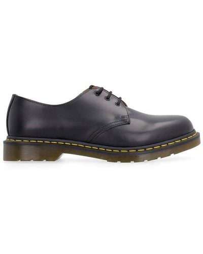 Dr. Martens 1461 Leather Lace-up Shoes - Grey