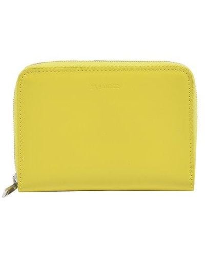 Jil Sander Zip-around Pocket Wallet - Yellow