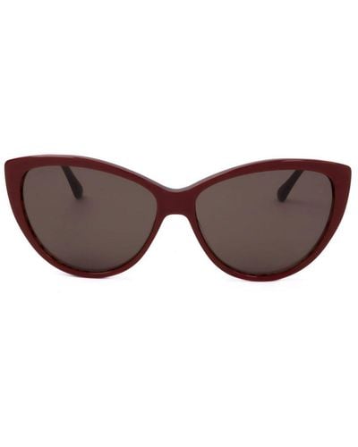 Jimmy Choo Cat-eye Frame Sunglasses - Brown