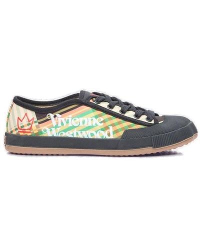 Vivienne Westwood Animal Gym Lace-up Sneakers - Green