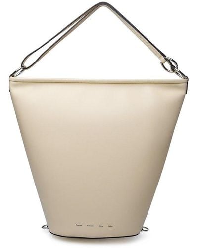 Proenza Schouler 'spring' Ivory Nappa Leather Bag - White