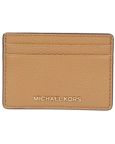 Michael Kors Jet Set Credit Card Holder - Natural