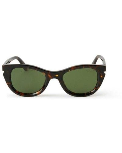 Off-White c/o Virgil Abloh Cat-eye Sunglasses - Green