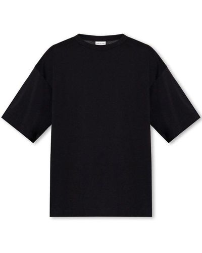 Dries Van Noten Cotton T-Shirt - Black