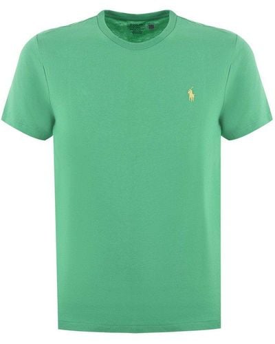 Polo Ralph Lauren Logo-embroidered Crewneck T-shirt - Green
