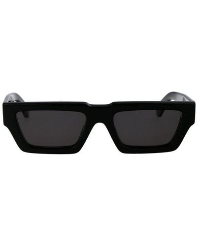 Off-White c/o Virgil Abloh Manchester Geometric Frame Sunglasses - Black