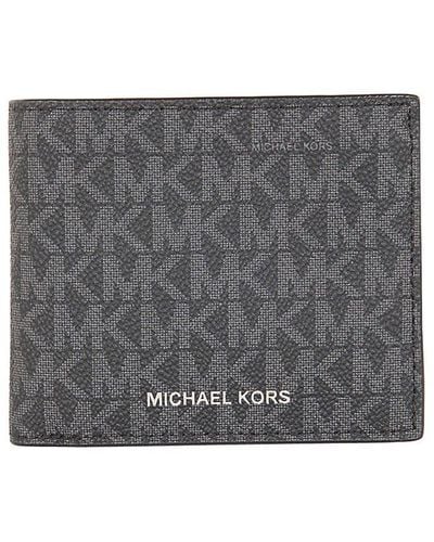 Michael Kors Billfold Wallet With Coin Pocket - Gray