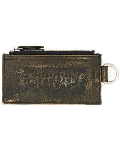 MM6 by Maison Martin Margiela Wallet With Logo - Grey