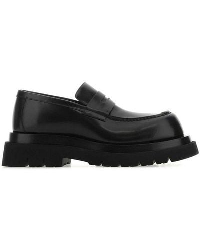 Bottega Veneta Lug Loafers - Black