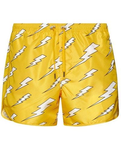 Neil Barrett Swimwear - Yellow
