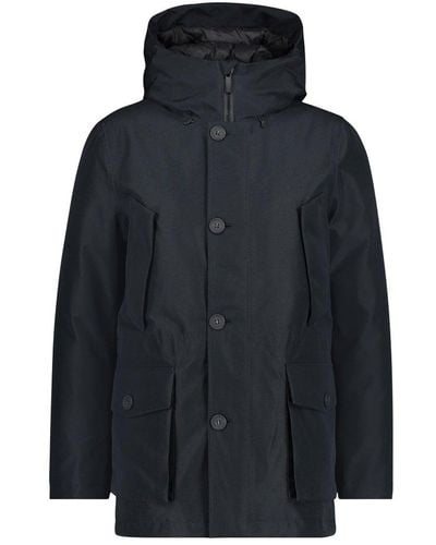 Woolrich Mountain Hooded Padded Parka - Black