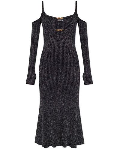 Versace Lurex Dress - Black