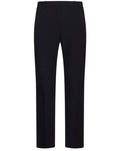 Weekend by Maxmara Straight-fit Cropped Pants - Blue