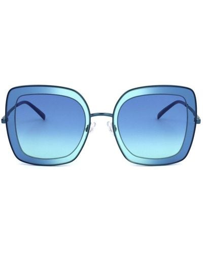M Missoni Butterfly Frame Sunglasses - Blue