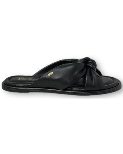 MICHAEL Michael Kors Elena Slip-on Sandals - Black