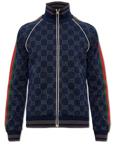 Gucci Monogrammed Sweatshirt - Blue