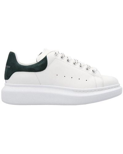 Alexander McQueen Low-top Flatform Sneakers - White