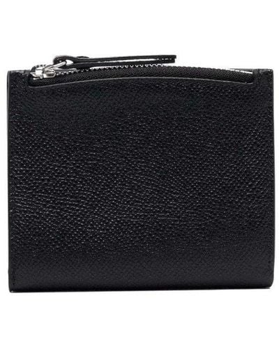 Maison Margiela Four-stitch Zipped Wallet - Black