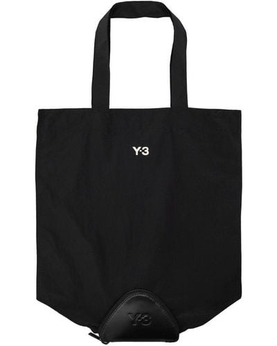Y-3 Packable Tote Bag - Black