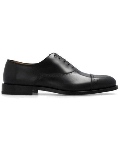 Ferragamo Giovanni Oxford Shoes - Black