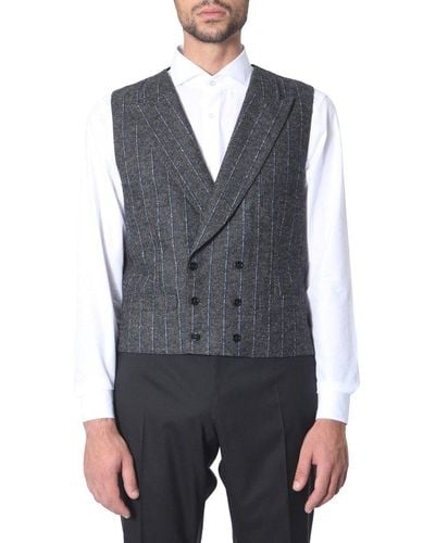Dolce & Gabbana Double-chest Vest - Multicolour