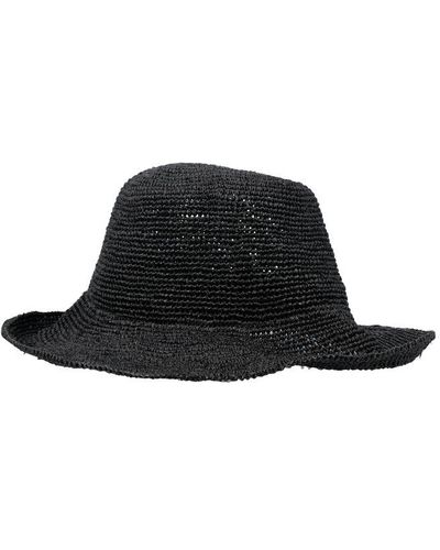 Sacai Wide Brim Sun Hat - Black