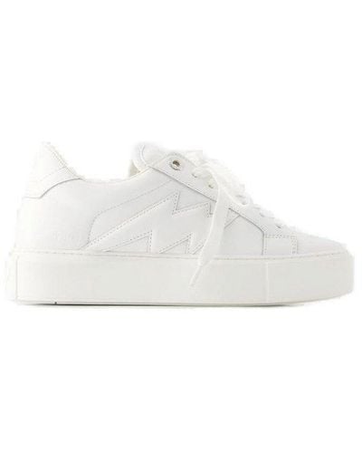 Zadig & Voltaire Zv1747 La Flash Low-top Platform Sneakers - White