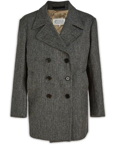 Maison Margiela Bonded Shetland Jacket - Gray
