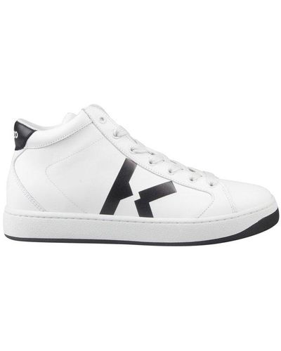 KENZO Kourt High-top Sneakers - White