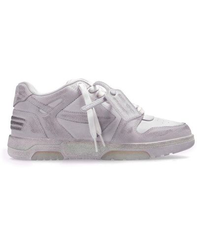 Off-White c/o Virgil Abloh Out Of Office Low-Top Sneakers - Gray