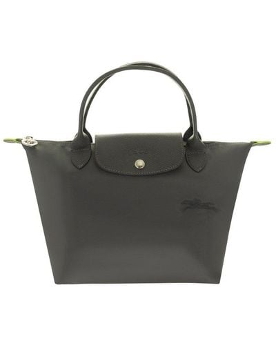 Longchamp Le Pliage Small Top Handle Bag - Gray
