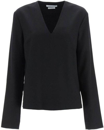 Saks Potts Nadja Wool Blouse - Black