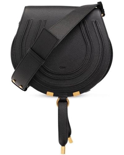 Chloé 'marcie Medium' Shoulder Bag, - Black